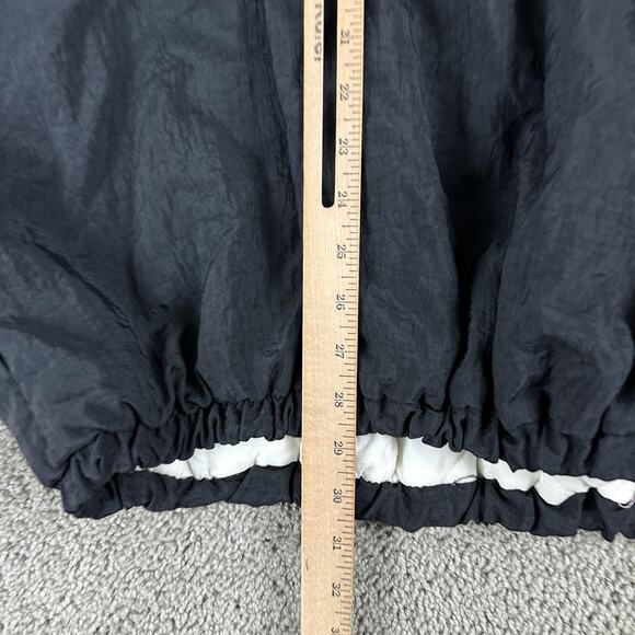 Vintage Adidas Jacket Mens XL Blue Black Anorak Quarter Zip Made Hong Kong 90s - Picture 12 of 16